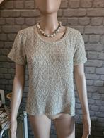 Nette top goudkleurig maat S, Ophalen of Verzenden, Zo goed als nieuw, Maat 36 (S)