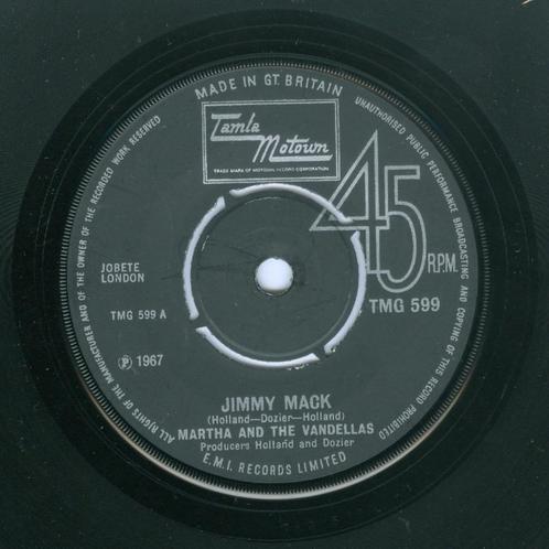 MARTHA AND THE VANDELLAS – Jimmy Mack (Tamla Motown/UK), Cd's en Dvd's, Vinyl Singles, Verzenden