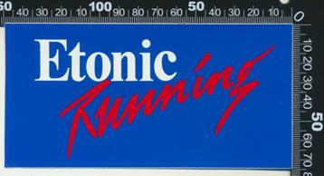 Sticker: Etonic Running beschikbaar voor biedingen