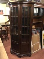 MAHONIE HOEKKAST RONDE KAST VITRINEKAST HOEKMODEL Flamant, Huis en Inrichting, Ophalen, Gielen, Maasbrachtewreg 54 Echt, Nieuw
