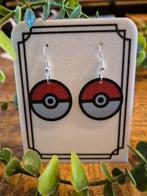 Oorbellen pokemon bal, Ophalen of Verzenden, Zo goed als nieuw, Overige materialen
