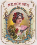 sigarenbanden - KLEIN ETIKET - MERCEDES, Verzenden, Zo goed als nieuw, Sigarenbandjes