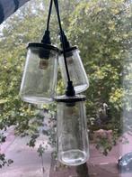 Kesbeke / Unieke hanglamp van glazen potten, Huis en Inrichting, Lampen | Hanglampen, Ophalen of Verzenden, Zo goed als nieuw