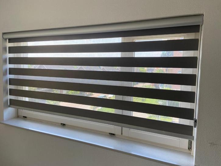 DUO ROLGORDIJNEN z.g.a.n., Huis en Inrichting, Stoffering | Gordijnen en Lamellen, Nieuw, 200 cm of meer, 100 tot 150 cm, Wit