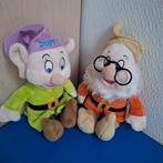 Disney Sneeuwwitje Knuffels - Dopey & Doc, Ophalen of Verzenden, Gebruikt, Overige typen