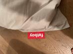 Beige stoffen Fatboy zitzak groot formaat, Huis en Inrichting, Zitzakken, Ophalen of Verzenden, Zo goed als nieuw, Beige