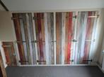 kast deuren hout steigerhout look keldingkast inbouw kleur, Ophalen, Gebruikt