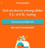 Simyo ViaViaVoordeel €10,- korting, Tickets en Kaartjes, Eén persoon, Kortingsbon, Overige typen