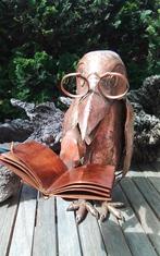 Raaf - vogel- kraai van koper - unica, Antiek en Kunst, Ophalen of Verzenden