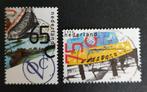 nvph 1453 - 1454 gestempeld VOC + Sail Amsterdam 1990, Postzegels en Munten, Verzenden, Na 1940, Gestempeld