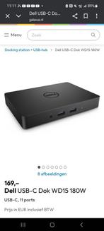 K17A001, Dell WD15 Docking Station - USB-C, Computers en Software, Dockingstations, Ophalen of Verzenden, Zo goed als nieuw