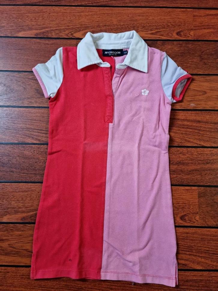 MC GREGOR polojurk maat 128, Kinderen en Baby's, Kinderkleding | Maat 128, Gebruikt, Meisje, Jurk of Rok, Ophalen of Verzenden