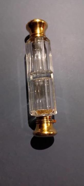 Jugendstil dubbele parfumflakon, Antiek en Kunst, Antiek | Glas en Kristal, Ophalen of Verzenden