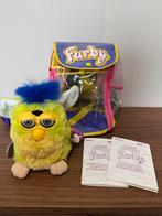 Vintage Furby Kiwi 1998 met Rugtas & Handleiding, Kinderen en Baby's, Speelgoed | Knuffels en Pluche, Ophalen of Verzenden, Gebruikt