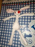 Konijn knuffeltje evora slungel konijn lapin, Ophalen of Verzenden, Zo goed als nieuw, Konijn