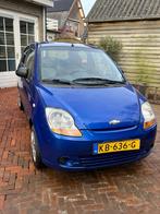 Chervolet matiz blauw, Auto's, Te koop, Benzine, Blauw, 3 cilinders