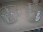 2 theeglazen, Glas of Glazen, Ophalen of Verzenden, Overige stijlen, Glas