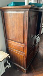 Mooie houten kast, Huis en Inrichting, Kasten | Wandmeubels, Gebruikt, 100 tot 150 cm, Ophalen of Verzenden, Minder dan 150 cm