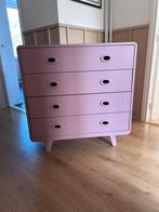 Roze commode met lades, Huis en Inrichting, Kasten | Kledingkasten, Ophalen, Overige materialen, Gebruikt, 50 tot 100 cm