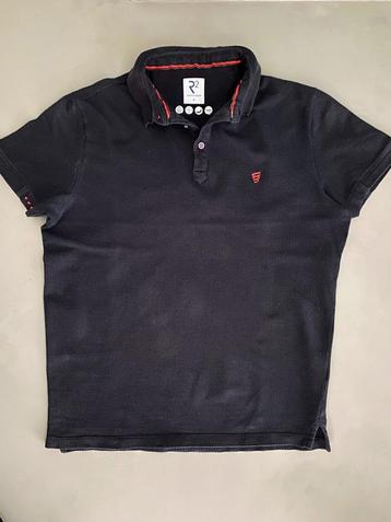 R2 Amsterdam Polo shirt, KM, modern fit, Navy, maat S, ZGAN beschikbaar voor biedingen