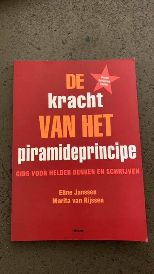 Marita van Rijssen - De kracht van het piramideprincipe, Boeken, Wetenschap, Zo goed als nieuw, Ophalen of Verzenden