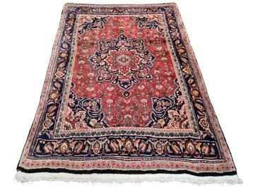 Handgeknoopt Perzisch wol Bidjar tapijt medallion 135x195cm beschikbaar voor biedingen