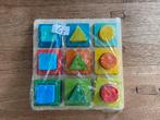 Houten insteek vormenspel, zgan, Kinderen en Baby's, Speelgoed | Houten speelgoed, Ophalen of Verzenden, Zo goed als nieuw