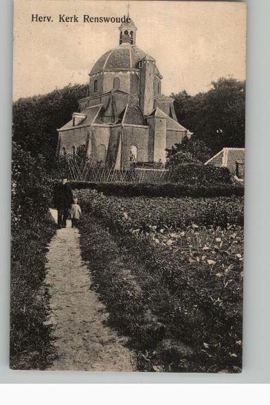 Renswoude herv kerk  st 1913, Verzamelen, Ansichtkaarten | Nederland, Gelopen, Gelderland, Voor 1920, Verzenden