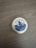 Delfts blauw pillendoosje met stempel Real dutch pewter, Antiek en Kunst, Antiek | Keramiek en Aardewerk, Ophalen of Verzenden