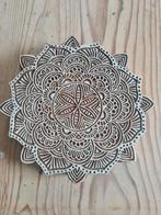 Mooie houten batik stempel uit India, Ophalen of Verzenden, Zo goed als nieuw, Houten stempel