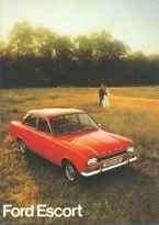 Ford Escort 1 of 2 brochure/auto folder '70 '71 '73 '76 '78, Ophalen of Verzenden, Zo goed als nieuw, Overige merken