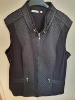 Zwarte bodywarmer Rabe mt 52, doorstikt en met fleece stof, Kleding | Dames, Grote Maten, Rabe, Zwart, Trui of Vest, Ophalen of Verzenden