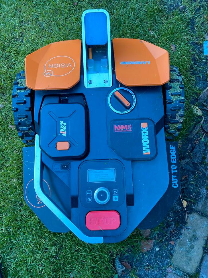 Worx Landroid Vision Robotmaaier-Met garantie tot 14-06-2026, Tuin en Terras, Robotmaaiers, Zo goed als nieuw, Minder dan 20 cm