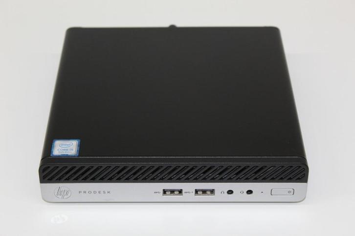 HP ProDesk 400 G5 Desktop Mini - W11 8GB 256GB Corei5-9500T, Computers en Software, Desktop Pc's, Zo goed als nieuw, 2 tot 3 Ghz