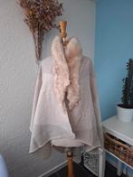 Nieuwe Poncho.met bontkraag, Kleding | Dames, Overige Dameskleding, Ophalen of Verzenden, Nieuw