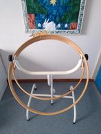 Quiltring quiltraam, verstelbaar in hoogte, Ophalen, Leer of Kunstleer, Zo goed als nieuw, 30 tot 120 cm