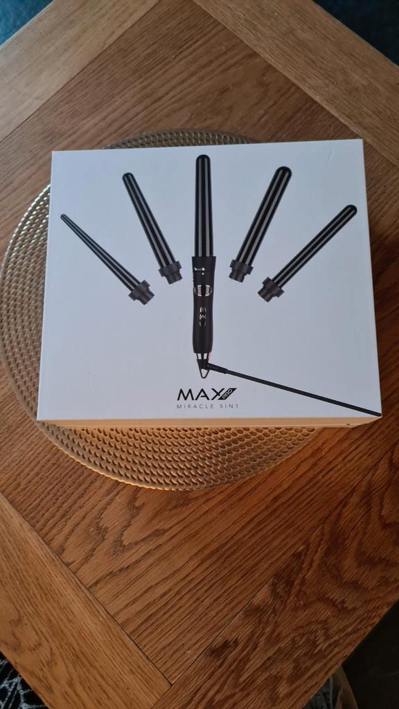 MAX Pro Miracle 5 in 1 Krultang - Zo Goed Als Nieuw!, Sieraden, Tassen en Uiterlijk, Uiterlijk | Haarverzorging, Zo goed als nieuw