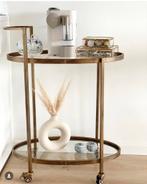 Keukentrolley/ bijzettafel van het merk bepurehome, 50 tot 100 cm, Rond, Ophalen of Verzenden, Zo goed als nieuw