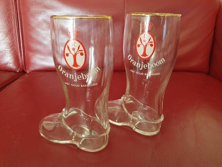 Oranjeboom, Breda en Skoll bierglazen (7 stuks), Verzamelen, Glas en Borrelglaasjes, Nieuw, Bierglas, Ophalen of Verzenden