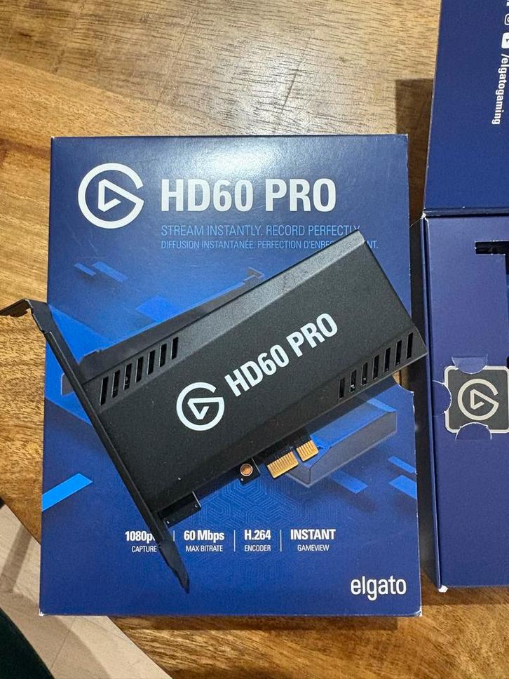 Elgato HD60 Pro Capture Kaart, Computers en Software, Capture cards, Zo goed als nieuw, Ophalen of Verzenden
