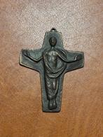 Bronzen kruis – Auferstehung Jesu Christi, Antiek en Kunst, Ophalen of Verzenden