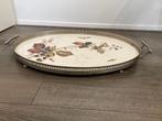 Vintage dienblad ovaal, Antiek en Kunst, Ophalen of Verzenden