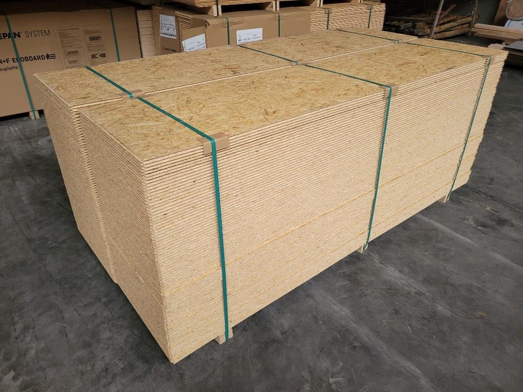 Gelegenheidspartij OSB platen 12mm TG4, Doe-het-zelf en Verbouw, Platen en Panelen, Nieuw, Hout, Minder dan 20 mm, Ophalen