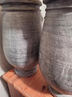 Stenen kruiken, 2 stuks, Huis en Inrichting, Woonaccessoires | Vazen, Ophalen, Overige kleuren, Steen, Minder dan 50 cm