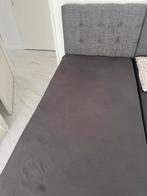 boxspring bed, Ophalen, Zo goed als nieuw, Tweepersoons, Grijs