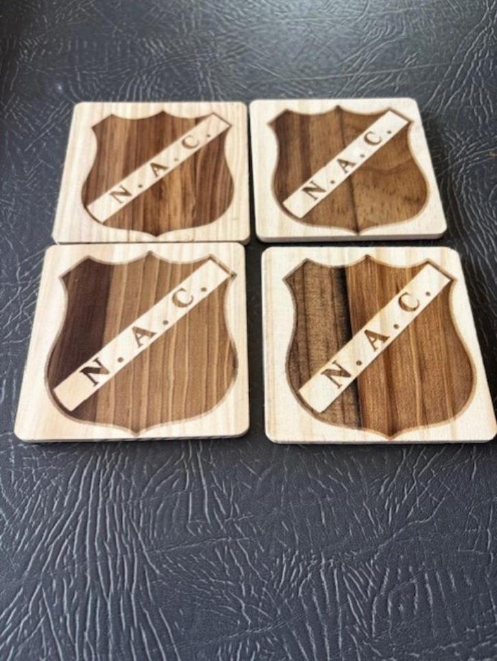 NAC Breda onderzetters, Verzamelen, Sportartikelen en Voetbal, Overige typen, NAC Breda, Ophalen of Verzenden