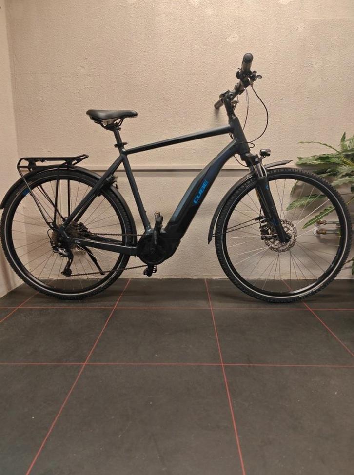Cube Nature Heren grijs 57cm, Fietsen en Brommers, Elektrische fietsen, Gebruikt, Cube, 55 tot 59 cm