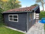 Tuinhuis circa 425 cm breed en 360 cm diep, Tuin en Terras, Tuinhuizen, Ophalen of Verzenden, Gebruikt, Hout, 200 tot 400 cm
