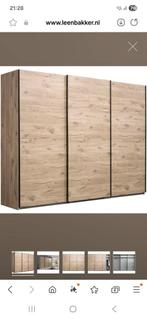 Schuifdeurkast Dex XL eikenkleur - 208x270x65 cm, Huis en Inrichting, Ophalen, Zo goed als nieuw