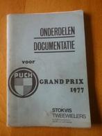 PUCH Grand Prix onderdelenboekje 1977, Fietsen en Brommers, Handleidingen en Instructieboekjes, Ophalen of Verzenden, Zo goed als nieuw